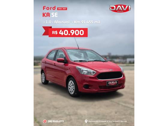 FORD KA 1.0 TI-VCT FLEX SE MANUAL